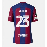 Barcelona Jules Kounde #23 Replika Hemmatröja 2023-24 Kortärmad